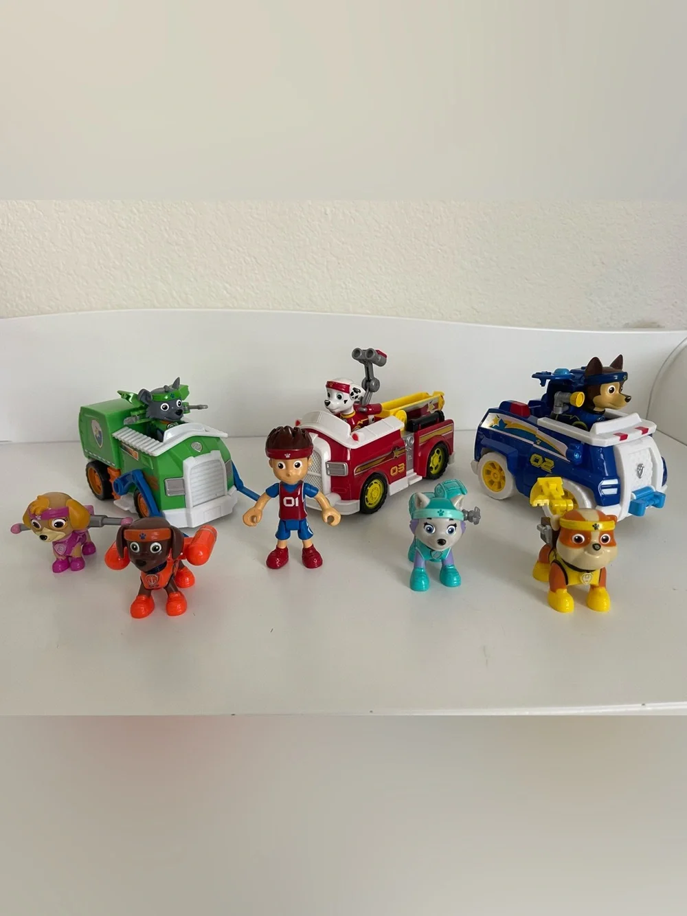 Paw Patrol All Star Pups Complete Figure Set including Everest HTF